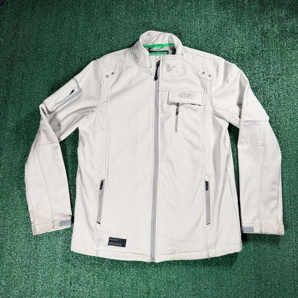Y2K Point Zero White Tech Jacket Medium Skater